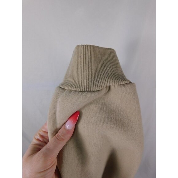 Halloween Coffee Ghost Pumpkin Sweatshirt Womens Large Beige Graphic Fall - Picture 7 of 12